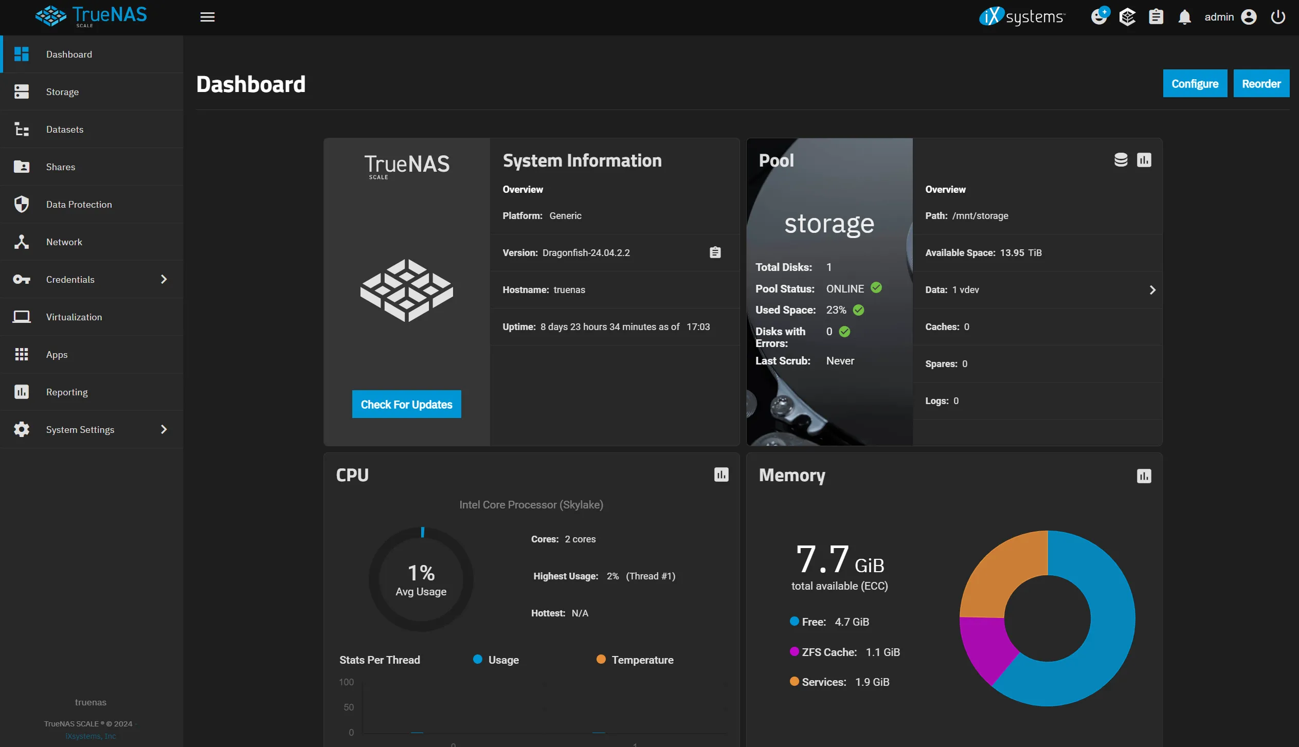 Virtualizing a NAS: PCIe Storage Passthrough